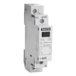Relais impulsionnel 24 VAC 16 A 1NO, configuration visible