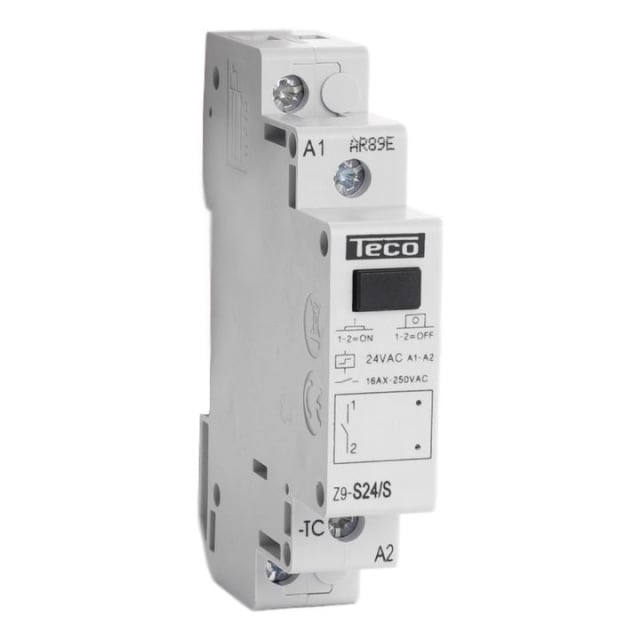 Teco - Impulsrelais Teco 24VAC 16A 1NO - Z9S24S Teco - Impulsrelais Teco 24VAC 16A 1NO - Z9S24S