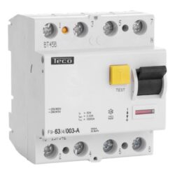 Teco - Inter. diff. Teco 4P 63A 30mA Type A - F9634003A