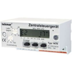 Régulateur de charge central avec affichage numérique et boutons de réglage 230 V 50 Hz