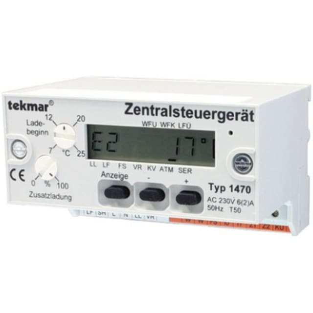 Tekmar Régulateur de charge central 230 V 50 Hz 3572 Régulateur de charge central avec affichage numérique et boutons de réglage 230 V 50 Hz