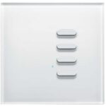 Teleco - Emetteur mural Intense 4 canaux Poly bla - TVTXI868BB04