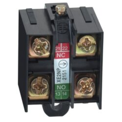 Bloc contact interrupteur de position, configuration visible