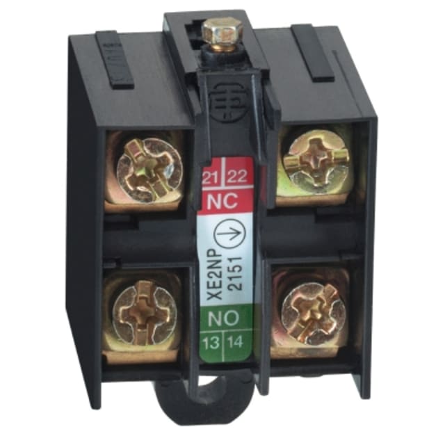 Bloc contact interrupteur de Telemecanique Sensors détail produit Bloc contact interrupteur de position, configuration visible