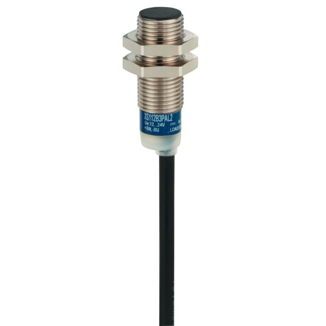 Telemecanique Sensors - détecteur inductif XS6 - cylindrique M12 - Sn 4 mm - câble 2m - XS612B1MAL2 Telemecanique Sensors - détecteur inductif XS6 - cylindrique M12 - Sn 4 mm - câble 2m - XS612B1MAL2
