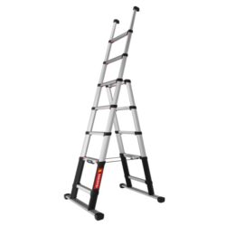 Échelle télescopique combinée 2,3 m, configuration visible