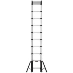 Détails visibles de Échelle télescopique 4,1 m avec stabilisateur pour Échelles