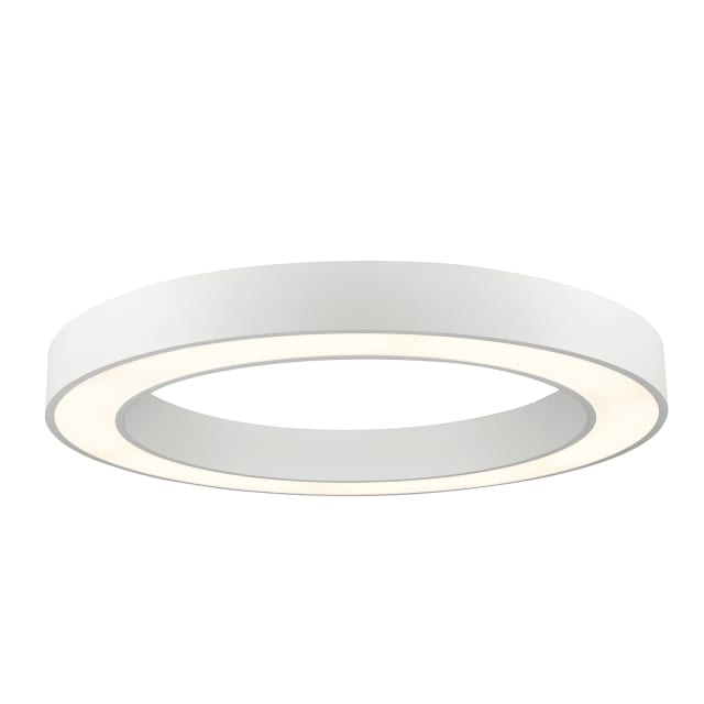 TerZo Light Apollo 2 Plafonnier rond noir Plafonnier rond noir à anneau lumineux LED