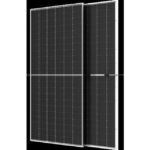 Panneau solaire bifacial verre verre 615 Wc avec cellules noires et cadre aluminium