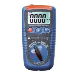 Turbotech - Multimètre 3 en 1 VCA/VCC/ACA/ACC/R/Diode/Buzzer/NCV/lampe de poche - A91030011