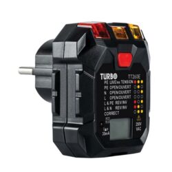 Turbotech - Testeur de prises murales avec test diff 30mA - A91030400