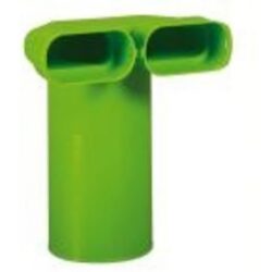 UBBINK - Adaptateur bouche - 125mm - 90° - (AE55) - 0188150