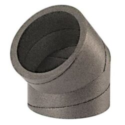 Coude Aerfoam 45° Ø160 mm mâle mâle, configuration visible