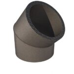 UBBINK - Coude Aerfoam HR-WTW - Ø200-45° - mâle/mâle - 0188226