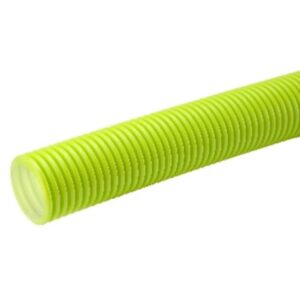 Conduit flexible rond vert annelé pour ventilation diamètre 75 63 AE34C
