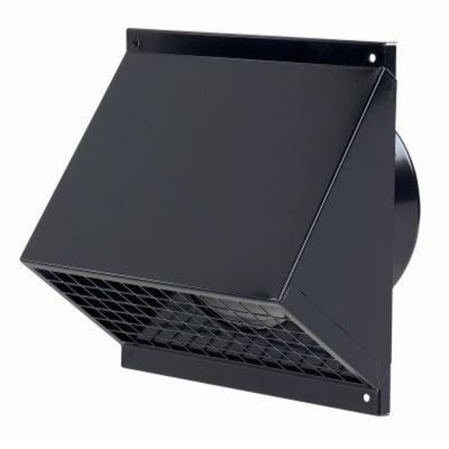 UBBINK - Gevelinlaatkap zwart 200 - 0188828 UBBINK - Gevelinlaatkap zwart 200 - 0188828