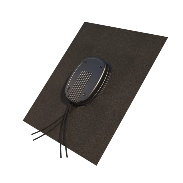 UBBINK Passage toiture câbles solaires Passage toiture incliné noir avec passe câbles étanche pour câbles solaires