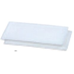 Filtres plats rectangulaires pour ventilation G3 F7, éléments blancs superposés