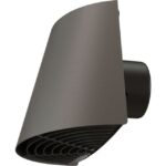 UBBINK - Ubbink Terminal horizontal Contego 160mm noir gris - 0188843