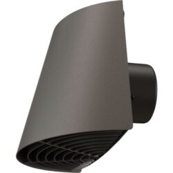 UBBINK - Ubbink Terminal horizontal Contego 160mm noir gris - 0188843