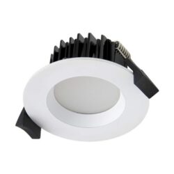 UNI-BRIGHT - Creatos Mini Frost downlight LED 7W 3000K 500lm CRI90 40.000h IP54 blanc - CF39501