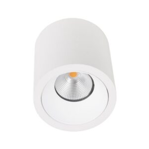 Spot plafond LED blanc rond orientable 9W 3000K faisceau 33 degrés