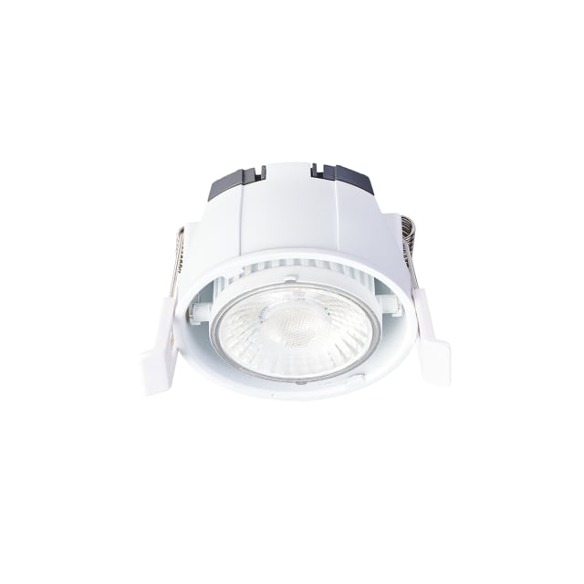 UNI-BRIGHT Spot encastrable LED CCT 6W Spot encastrable LED blanc rond 6W IP65 60 degrés avec diffuseur central transparent