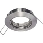 UNI-BRIGHT - MAsters Orientable spot enc GU10 fer brossé Ø76mm 83mm ressorts excl.lamp - 601716