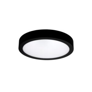 UNI-BRIGHT - MOON 180mm dia. - noir appar. IP54 - 3CCT 1150lm 14W detect. - MN18014WBSCCT