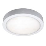 UNI-BRIGHT - MOON 240mm dia. - blc appar. IP54 - 3CCT 1590lm 18W - secours* 3h 350lm - MN24018WECCT