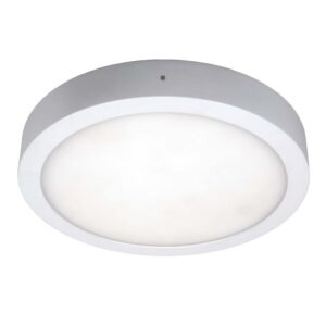 UNI-BRIGHT - MOON 240mm dia. - blc appar. IP54 - 3CCT 1590lm 18W - secours* 3h 350lm - MN24018WECCT