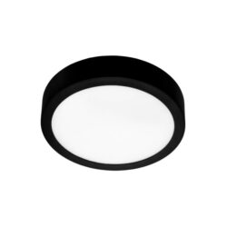 UNI-BRIGHT - MOON 240mm dia. - noir appar. IP54 - 3CCT 1590lm 18W - MN24018WBCCT