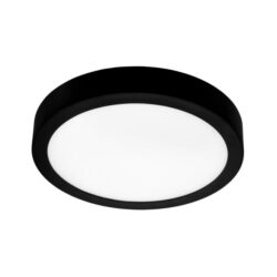 UNI-BRIGHT - MOON 240mm dia. - noir appar.IP54 - 3CCT 1590lm 18W - detect.- secours* 350lm 3h - MN24018WBSECCT