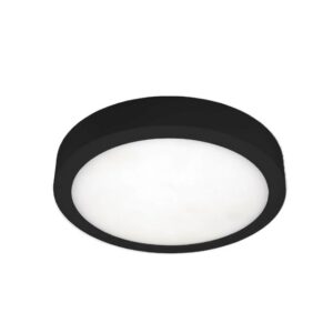 UNI-BRIGHT - MOON 300mm dia. - noir appar. IP54 - 3CCT 2350lm 24W - MN30024WBCCT