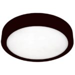 UNI-BRIGHT - MOON 500mm dia. - noir appar. IP54 - 3CCT 3750lm 42W - MN50042BCCT