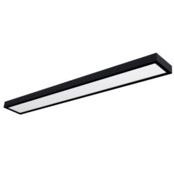 UNI-BRIGHT - MOON CCT 1200 x 150mm - 24W - noir - apparent -IP54 3CCT 2700K/3000K/4000K - MN120024WBCCT