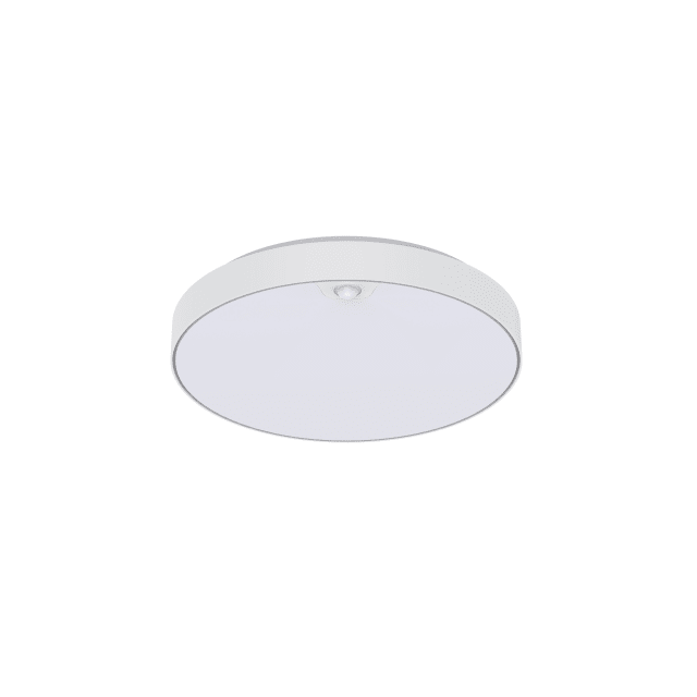 Plafonnier LED rond UNI-BRIGHT Plafonnier LED rond blanc 300 mm avec détecteur PIR CCT et secours