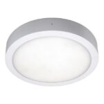 UNI-BRIGHT - MOON MASTER 240mm dia.- blc app. IP54- 3000K 1800lm 18W detect. secours 3h 350lm - MN24518WSME