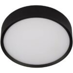 UNI-BRIGHT - MOON PREMIUM 250mm dia. - noir appar. IP65 - 3000K 1000lm 12w - MNP25012B