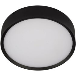 UNI-BRIGHT - MOON PREMIUM 250mm dia. - noir appar. IP65 - 3000K 1000lm 12w - MNP25012B