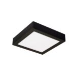 UNI-BRIGHT - MOON SQUARE 240mm - noir appar. IP54 - 3CCT 1850lm 18W - MNS24018WBCCT