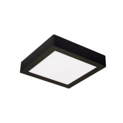 UNI-BRIGHT - MOON SQUARE 240mm - noir appar. IP54 - 3CCT 1850lm 18W - MNS24018WBCCT