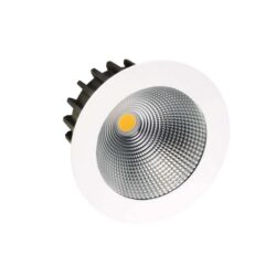 UNI-BRIGHT - Macros Pro downlight 15W 3000K 1650lm 60° 350mA Ø140mm UGR<19 IP44 driver blanc - MC15W301