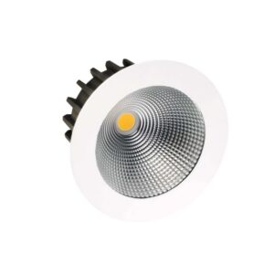 Spot encastrable LED rond blanc 15W 3000K 1650lm UGR diamètre 140 mm