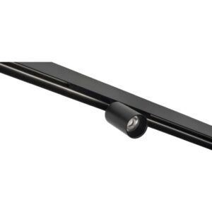 Spot sur rail noir 7W orientable avec faisceau dirigé