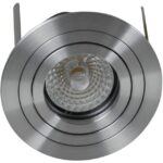 UNI-BRIGHT - Vario spot encastré rond 230V 50W alu lamelles ø90mm h55mm - VA105115