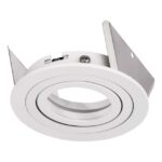 UNI-BRIGHT - Vario spot encastré rond 230V 50W blanc lamelles ø90mm h55mm - VA105210