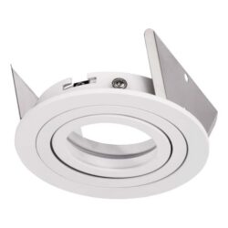 UNI-BRIGHT - Vario spot encastré rond 230V 50W blanc lamelles ø90mm h55mm - VA105210