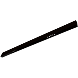 Profilé LED dimmable 20W 3000K noir, configuration visible