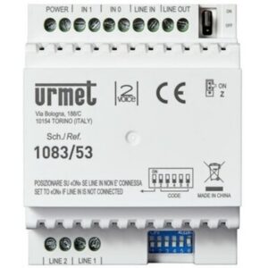 URMET - 2Voice interface 2 montants de porte/2 colonnes - 1083/53